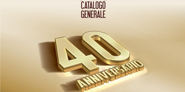 Nuovo catalogo in arrivo per il 40° anniversario aziendale